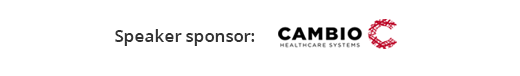 Digital Health Rewired - Clinical Software Speaker sponsor Cambio Healthcare